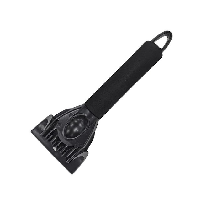 VALU+ Ice Scraper in Black Plastic - 6-in