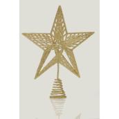 Holiday Living Star Tree Topper - Plastic/Metal - 13-in - Gold
