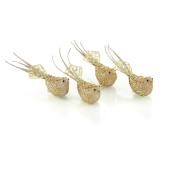 Holiday Living 4-Pack Gold Bird Clips Ornaments