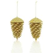 Holiday Living 2-Pack Gold Pine Cone Shaped Ornaments