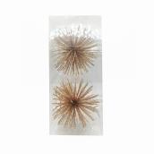 Holiday Living 2-Pack 4-in Gold Star Plastic Ornament