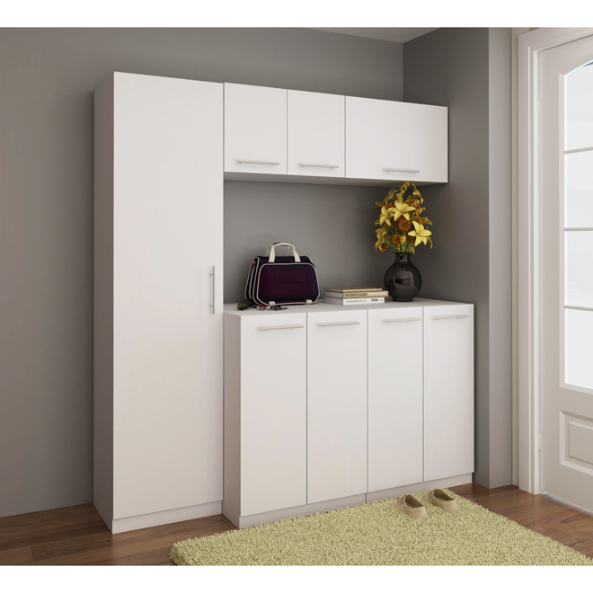 Uberhaus 2-Doors Cabinet - 23,6" x 33,8" x 23,6"  - White