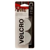 Velcro Hook and Loop Fasteners - White - 4 Per Pack - 1 7/8-in dia
