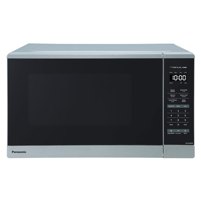 Micro-ondes de comptoir Panasonic 1,3 pi³ 1100 W, acier inoxydable