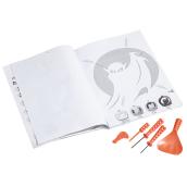 Pumpkin Carving Tool Kit with Stencils - 6 Pieces