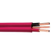 Câble électrique en cuivre gainé rouge NMD90 Romex Simpull calibre 10 à 2 conducteurs Southwire, 75 m