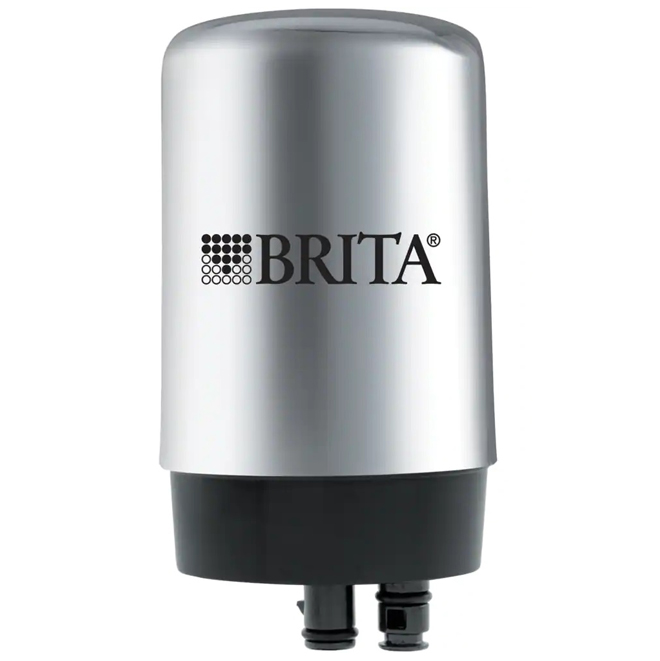Filtre de remplacement pour montage sur robinet en chrome Brita 642617CDN3