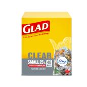 Glad 48-Pack Fresh Scent Clear Polypropylene Trash Bag