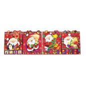 Sac pour cadeau « 3 dimensions », 10 x 4 x 12,5 po , rouge