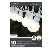 Guirlande de lumières globes à 2 formats Danson Decor, blanc chaud