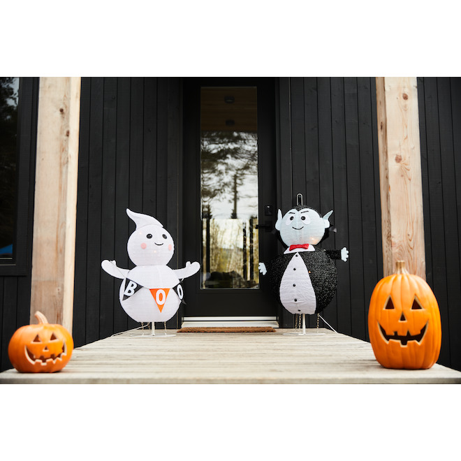 Holiday Living 36-in Lighted Pop-Up Ghost with Incandescent C7 Bulbs