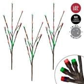 Holiday Living 3-Pack 30-in Lawn Stakes with Red and Green Twinkling LED Lights