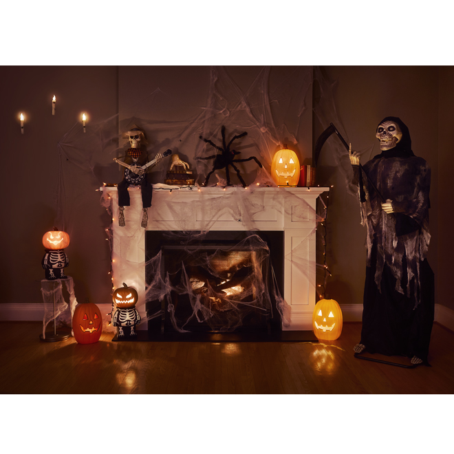 CELEBRATIONS BY L&CO White Spider Web with 4 Spiders