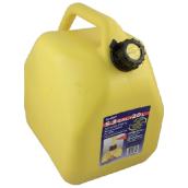 Bidon d'essence diesel Scepter en plastique jaune, 5,3 gallons/20 litres