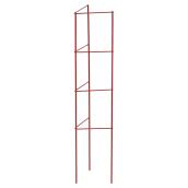 "Ladder" Metal Tomato and Plant Cage - 33-in - Red