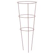 Cage à tomates ronde en métal, 42 po x 16 po, rouge