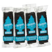 Désodorisant pour voiture, parfum des Caraïbes, 4/pqt