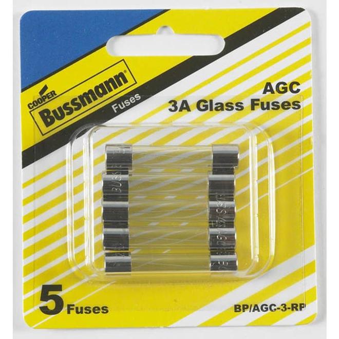 Cooper Bussmann 3-Pack 15-Amp Time Delay Plug Fuse in the Fuses department  at