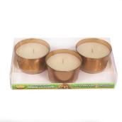 Sierra Citronella Candles - Copper Pack of 3
