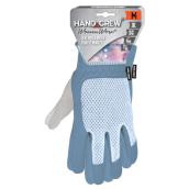 Gants en cuir et maille bleu WomenWorx moyen