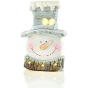 Infinity Lighted Multicolour Snowman Table Decoration