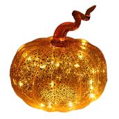 Holiday Living 6.3-in Lighted Decorative Pumpkin with LED Lights
