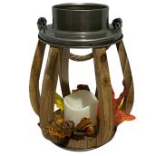 Holiday Living 10.83-in Lighted Brown Halloween Lantern