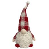 Holiday Living 16.14-in Red/White Fabric Gnome Figurine