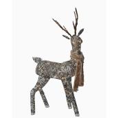 Holiday Living Lighted Standing Reindeer - 47.24-in - Rattan