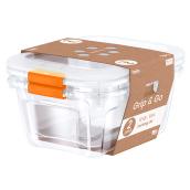 Storage bins - 11.4 L - Orange - Pack of 2