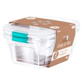 Storage bins - 11.4 L - Teal - Pack of 2