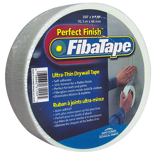 FibaTape Drywall Joint Tape - Self-Adhesive - Mesh - White