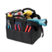 Kuny's Bigmouth Tool Bag - Black - Polyester - 23 Compartments - 12-in x 8 1/2-in x 8-in