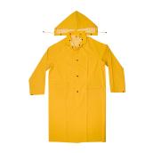 Manteau de pluie avec capuchon détachable jaune, TTG