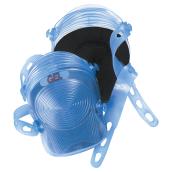 Kuny's Professional Ultra-Flex Kneepads - Blue Foam Gel - Adjustable Strap