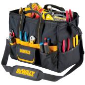Sac à outils de 16 po par DeWalt, 33 poches, polyester, noir et jaune