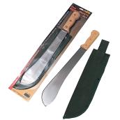 Machette bolo avec étui pour ceinture, lame de 15
