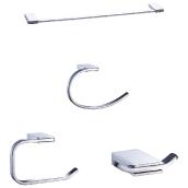 Ensemble d'accessoires pour salle de bains, 4 morceaux