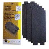 Papiers abrasifs pour gypse, grain 100, 4 3/16" x 11", 5/pqt