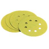 Disques de ponçage adhésifs, grain 180, 8 trous, 5