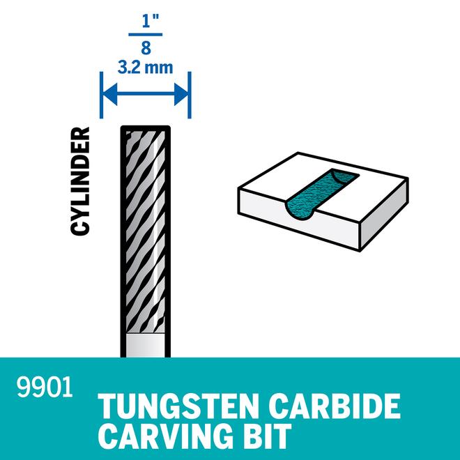 Dremel 1/8-in Tungsten Carbide Cutting Bit