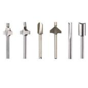 Dremel Router Bit Set - 6 pcs.