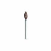 Dremel Aluminum Oxide Grinding Stone Bit - 3/16-in Dia - 1/8-in Round Shank - Flame-Shaped