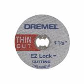 Dremel EZ Lock Metal Cut-Off Wheel - 1 1/2-in Dia x 1/8-in T - Lock-and-Load - 5 Per Pack