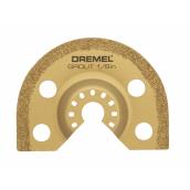 Dremel Oscillating Grout Removal Blade - 1/8-in W - Carbide - Gold