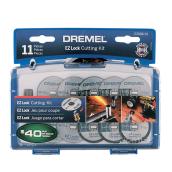 Dremel EZ Lock Cutting Kit - 11 Pieces - 35,000 RPM - Hard Protective Case