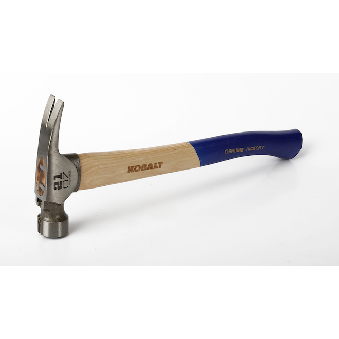 Kobalt 21-oz Hammer with Milled Face Wood and Steel