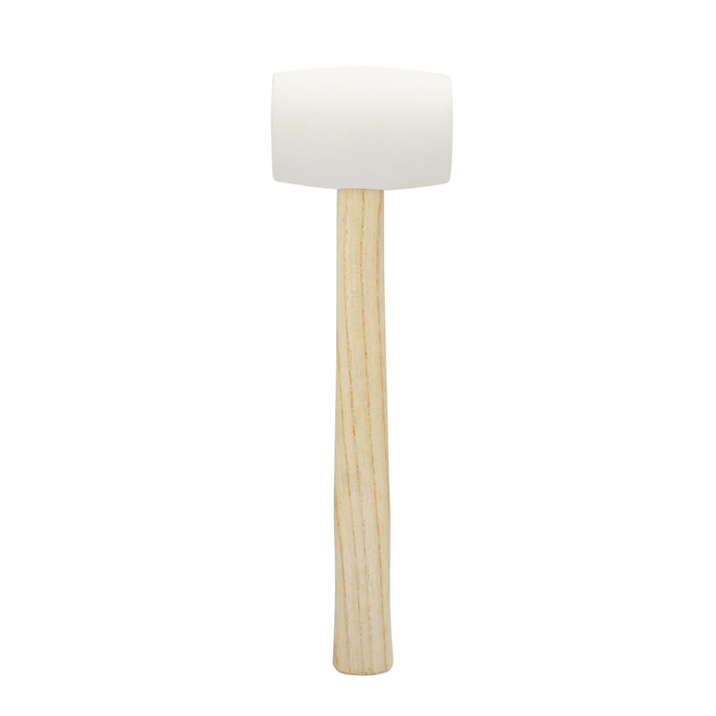 Workpro Smooth-faced 16-oz Mallet Rubber White