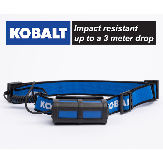 Kobalt 400 Lumens LED Rechargeable Headlamp