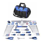 Kobalt Tool Kit - 276 Pieces - Black and Blue - Tote Bag